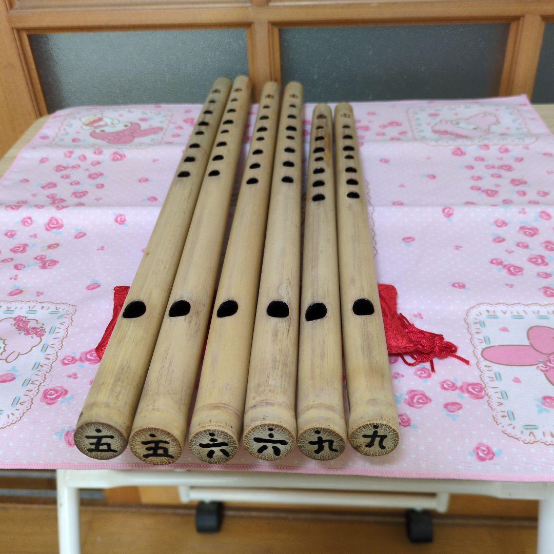 miyako篠笛五本半調子・六本半調子・九本半調子ドレミ調（道中）各二管
