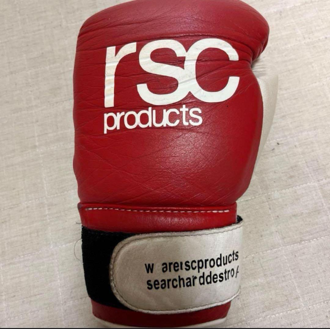 rsc products ボクシンググローブ 赤白
