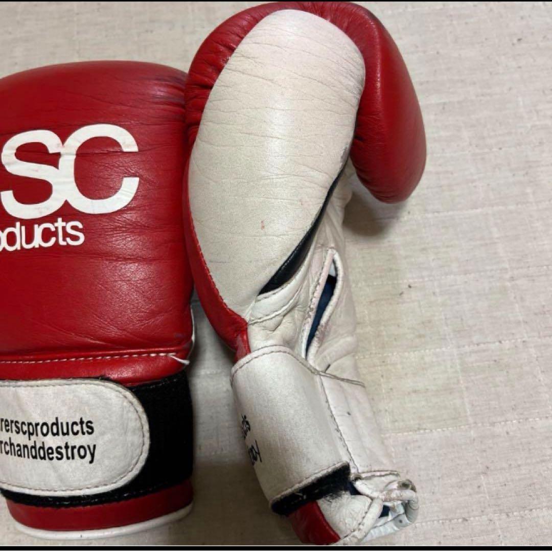 rsc products ボクシンググローブ 赤白