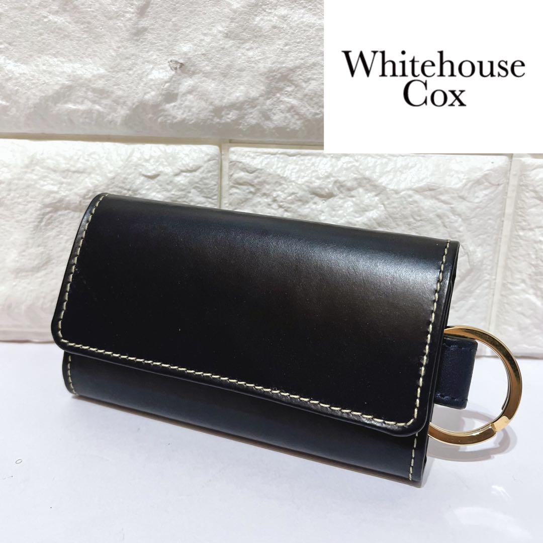 【未使用級】WhitehouseCox レザー 6蓮 キーケース キーリング付