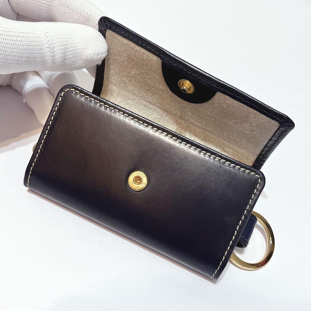 【未使用級】WhitehouseCox レザー 6蓮 キーケース キーリング付