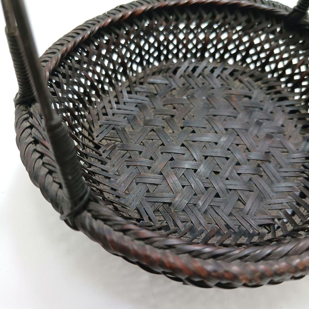 M13 早川尚古斎 提梁式手籠 細密細工 茶籠　ma　の