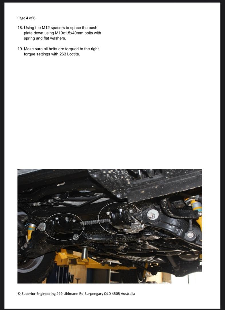 Superior Engineering ランクル200 40mm デフダウン