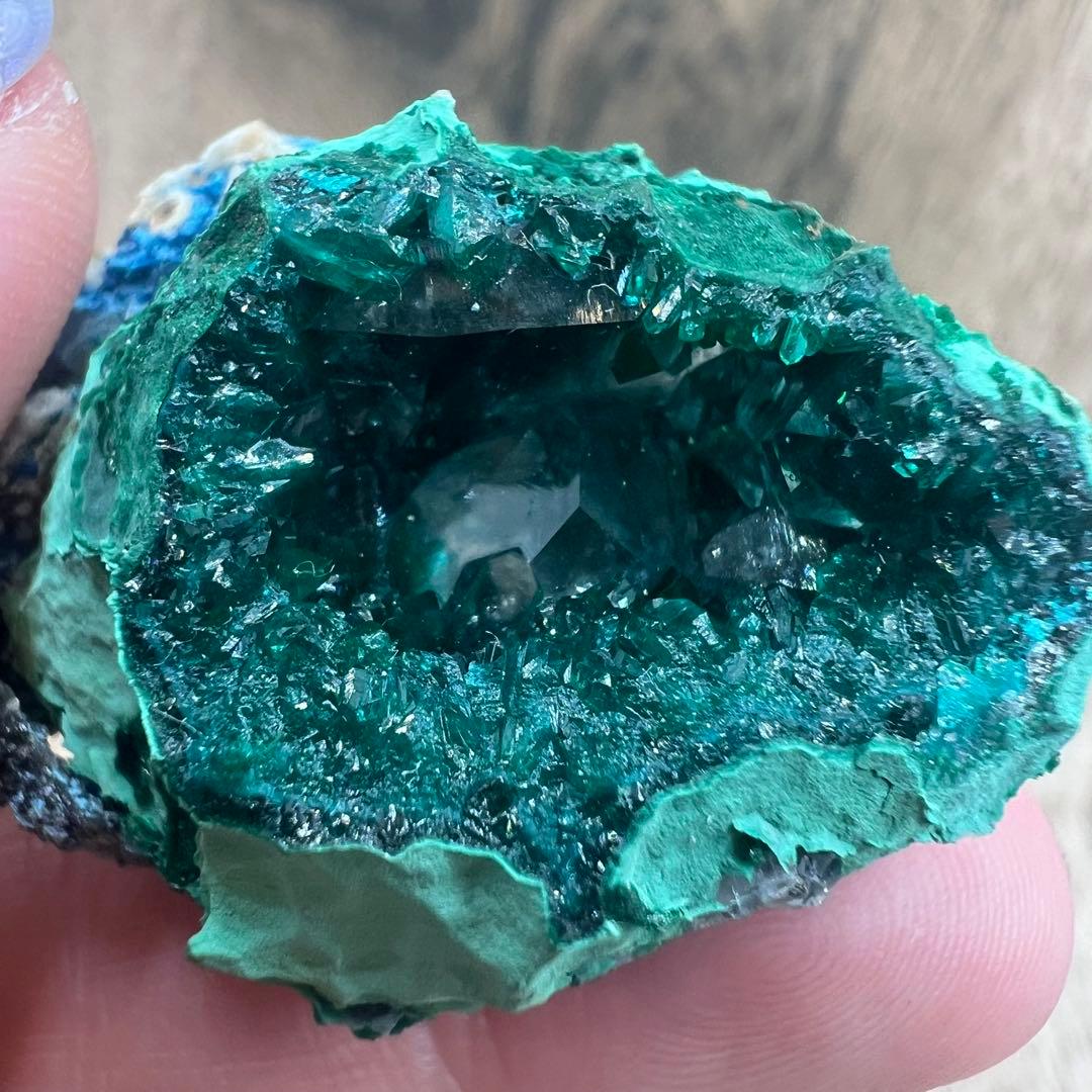 最高品質 ダイオプテーズ インクォーツ 鉱物 標本 原石