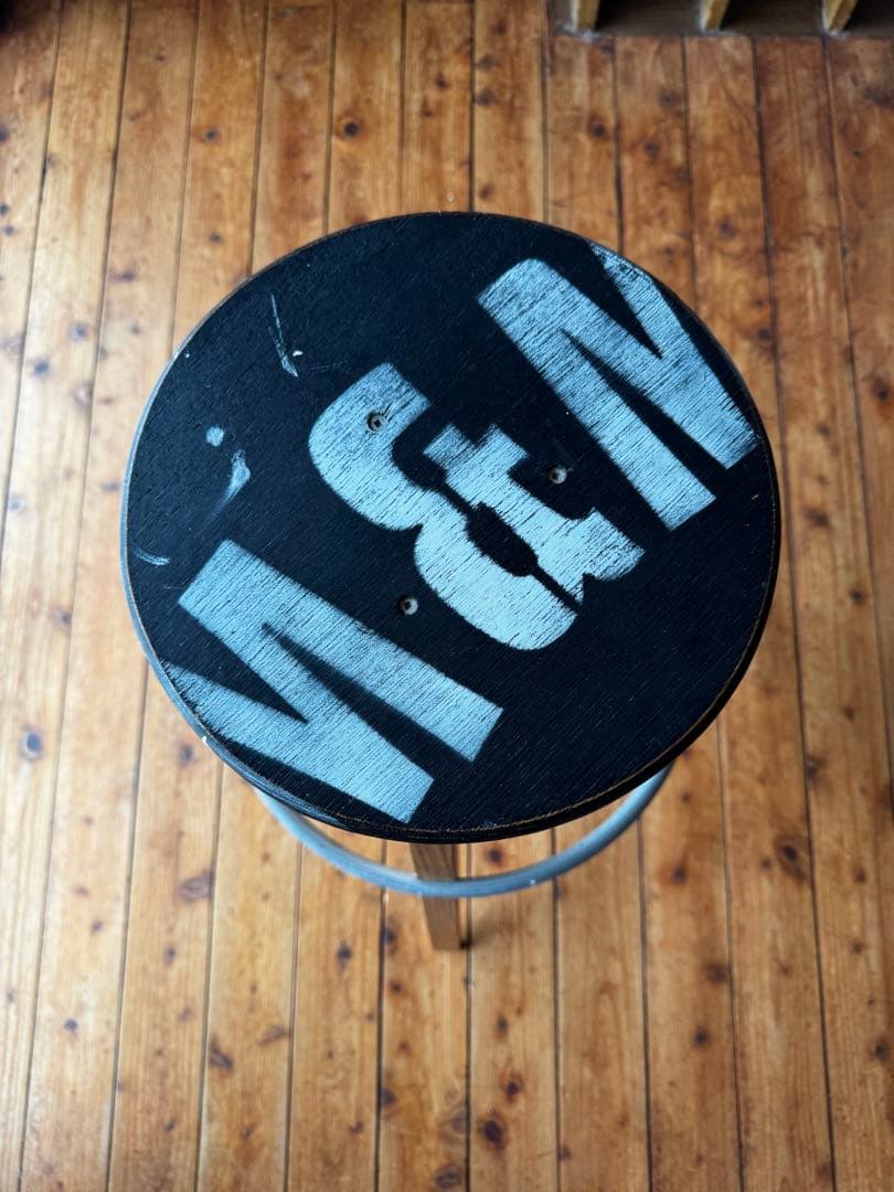 M&M CUSTOM PERFORMANCEスツール大BLACK家具ハイチェア