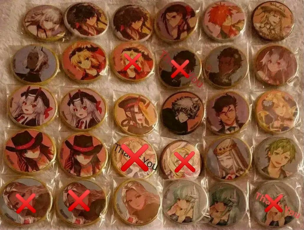 FGO Fate/Grand Order 霊基 缶バッジ