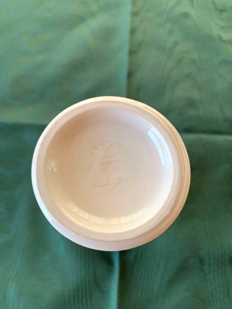 三代目　加藤渓山　黄牙磁　花生け