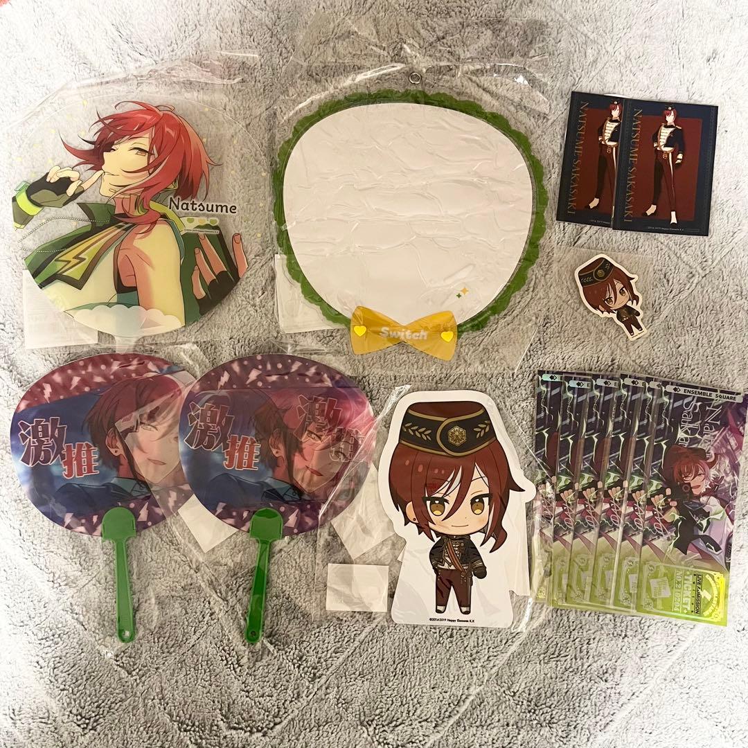 あんスタ　逆先夏目　ぬいぐるみ　アクスタ　紙類②