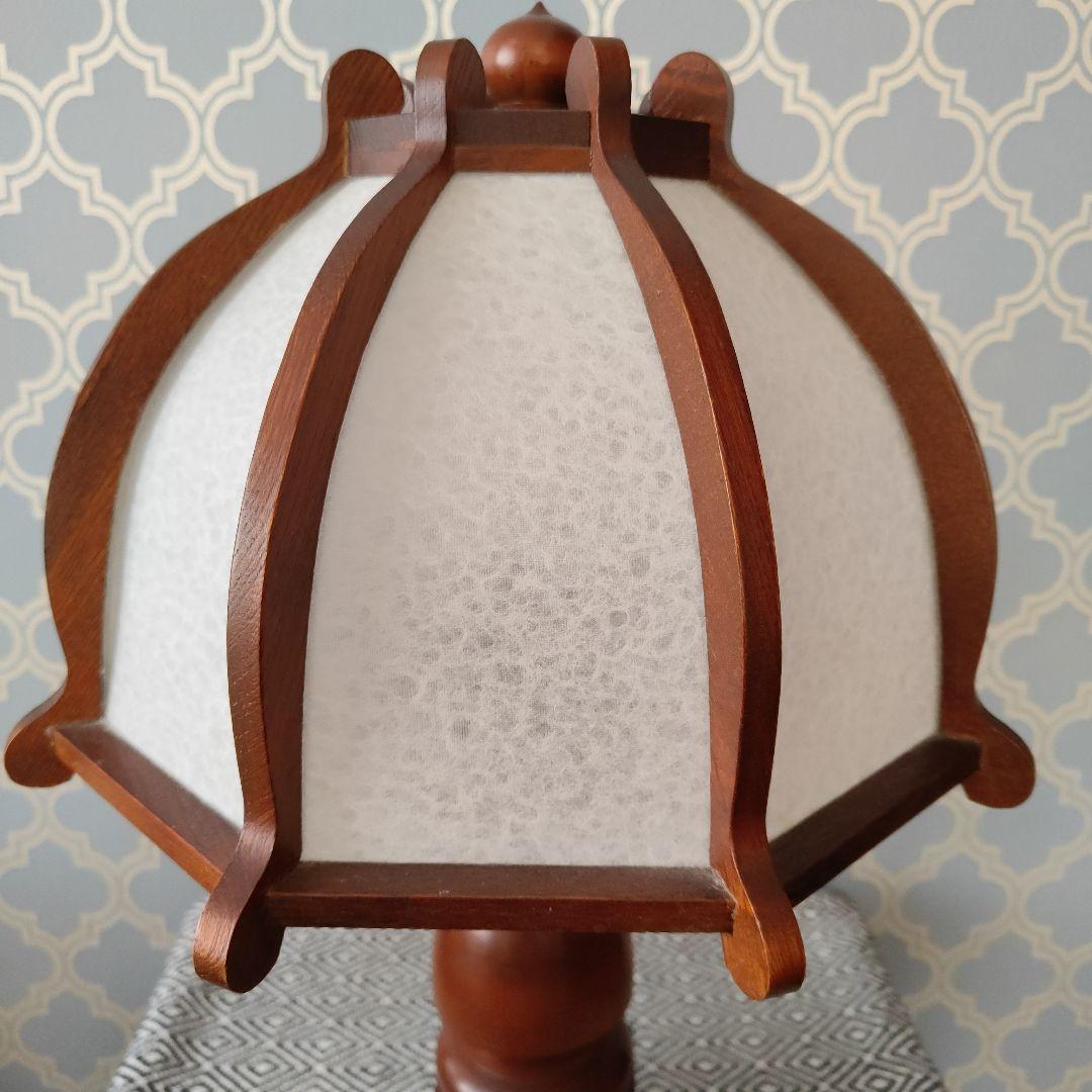 美品　レア北海道民芸家具店　レトロなアンティークランプ