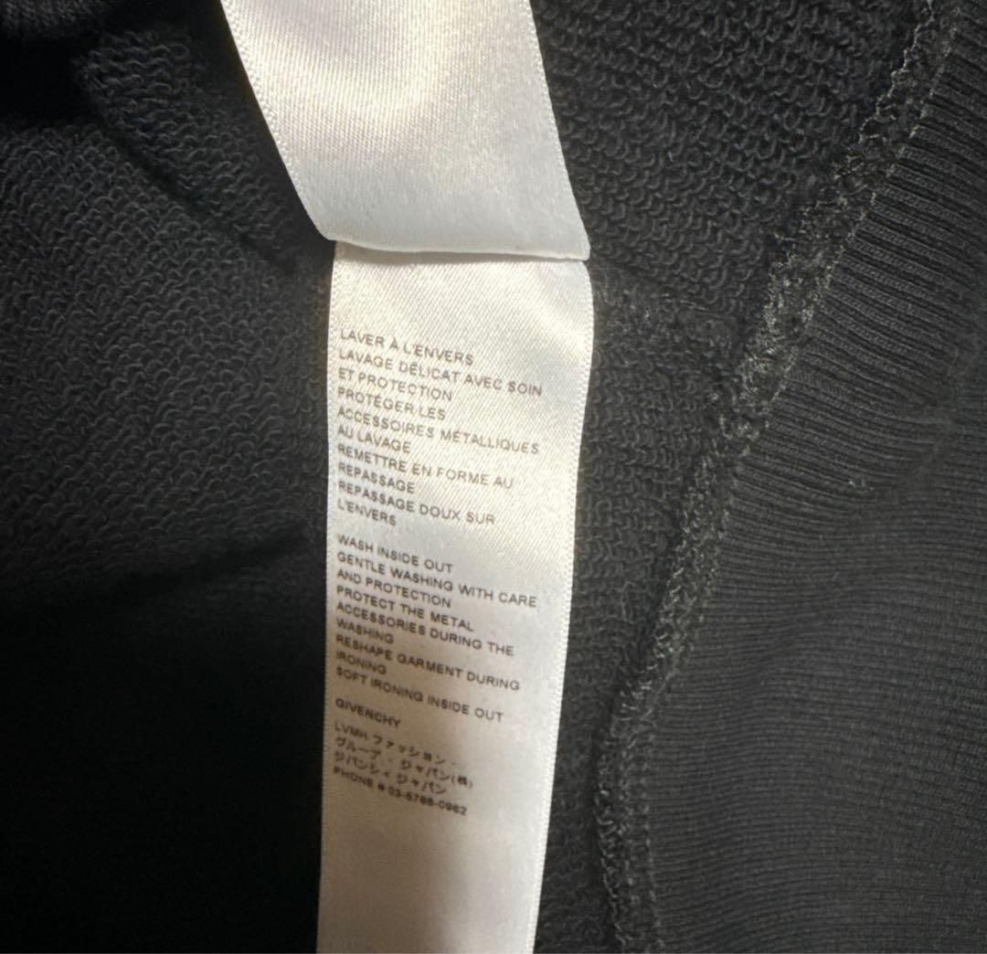 正規品 GIVENCHY ブラック 4G ロゴ刺繍 パーカー ジバンシー 美品