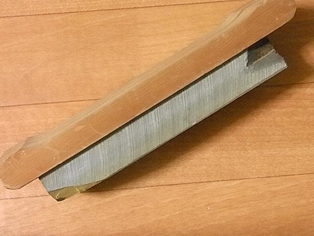 未使用　天然砥石　京都正本山合砥 カミソリ 彫刻刀