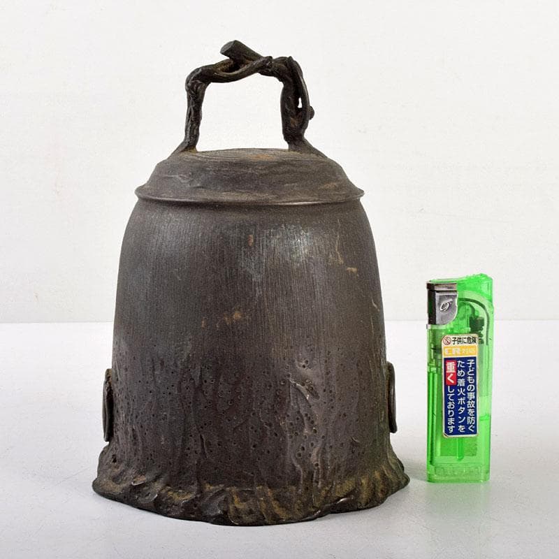 中国　古銅　鐸鈴　銅鐸　銅鐘　M　R4976