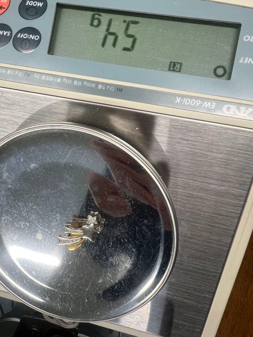 ショー　ヤマガタ　ブローチ　k18 pt900 ダイヤ　総重量約5.4g 保証書