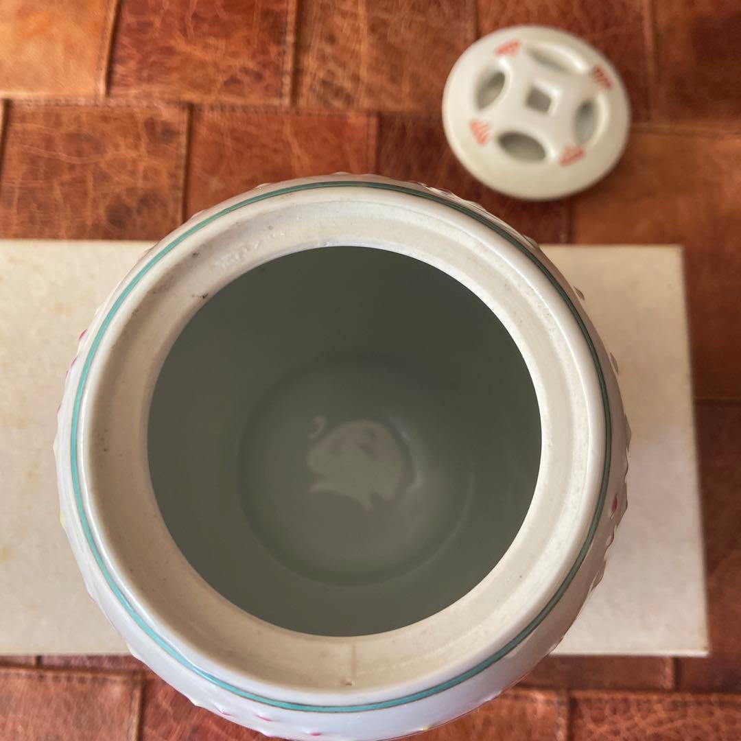 中国　景徳鎮製　蓋もの