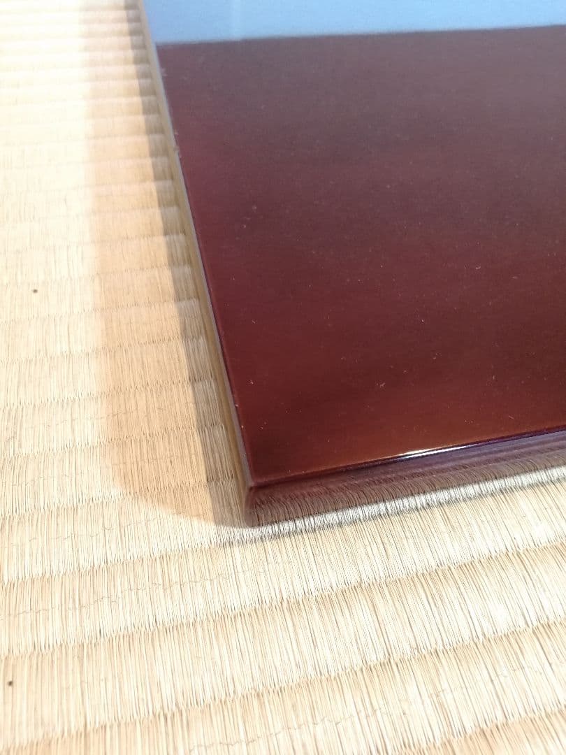 【茶道具】乾老舗造　 溜蝋色塗炉長板　藪内流　長板81