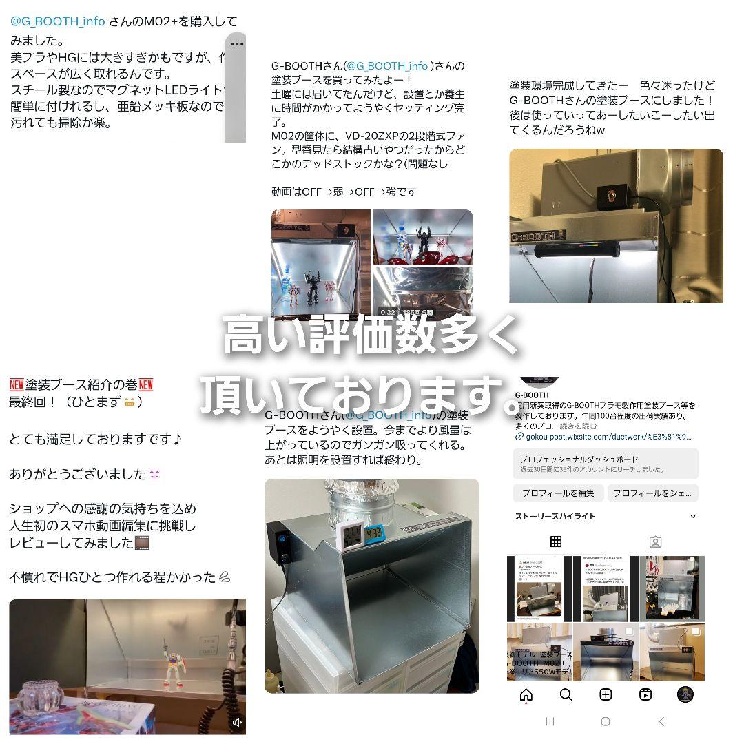 最新G-BOOTH S-03 コンパクト塗装ブース実用新案　大風量475ｍ3/ｈ