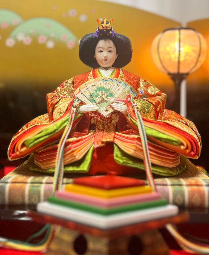 ☆美品☆ひな祭り 雛人形 コンパクト