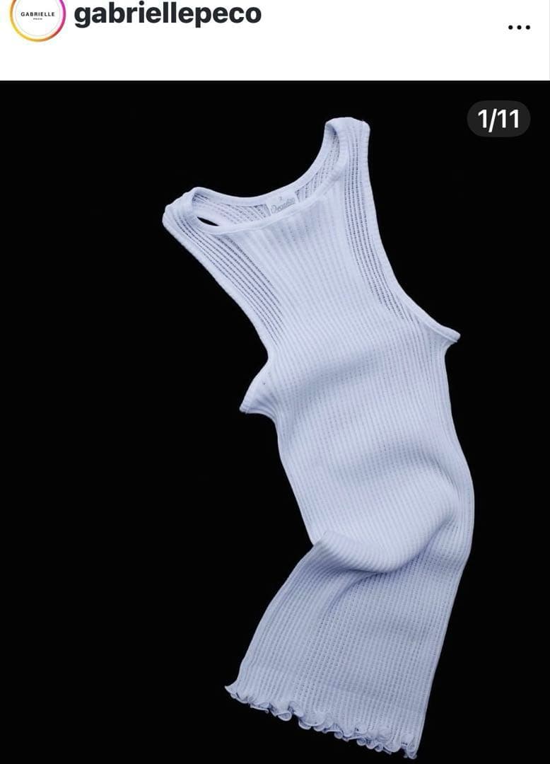 新品ガブリエル ペコ（GABRIELLE PECO) タンクトップ
