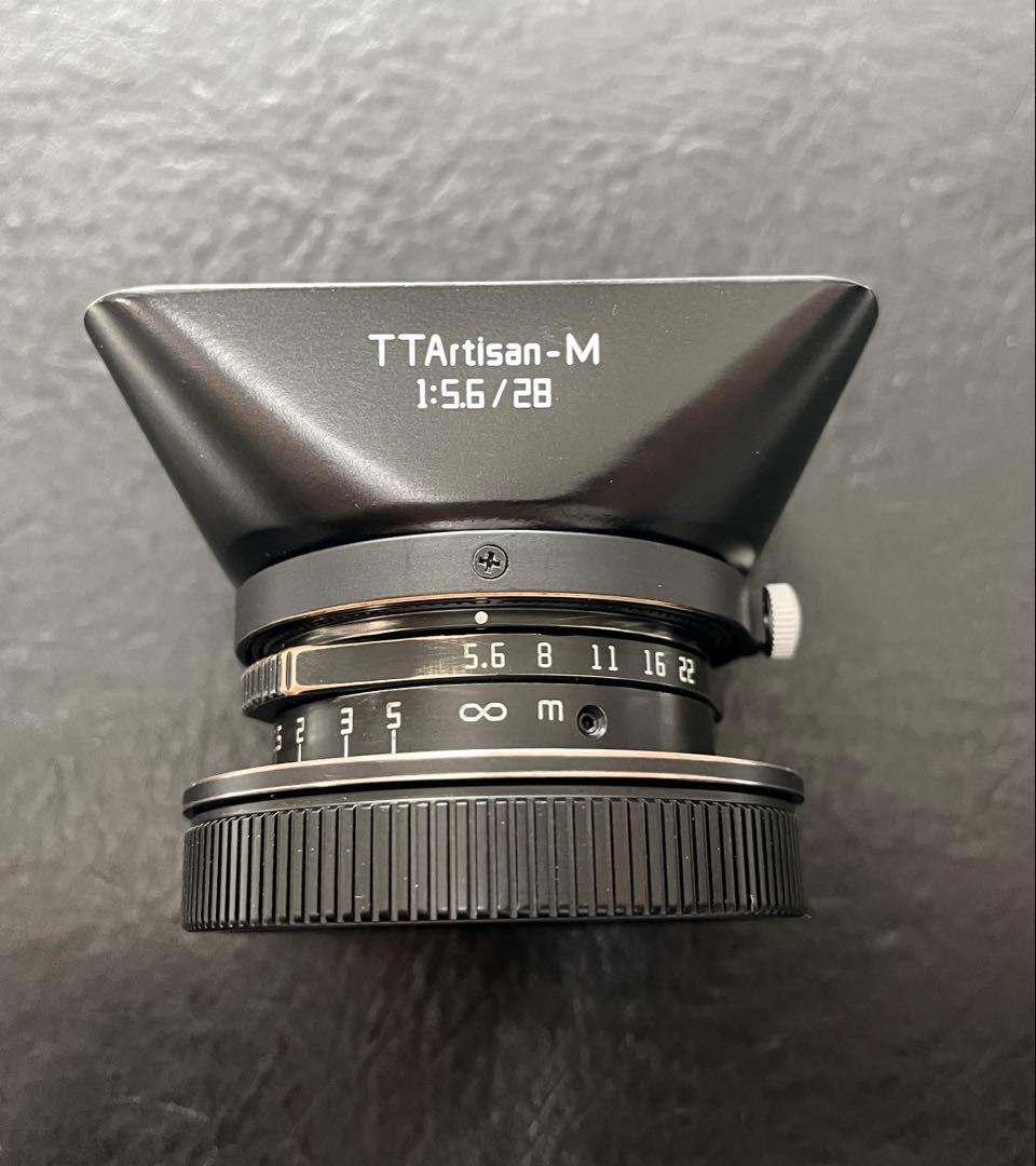 TTArtisan 28mm F5.6 ライカMマウント　ブラックペイント