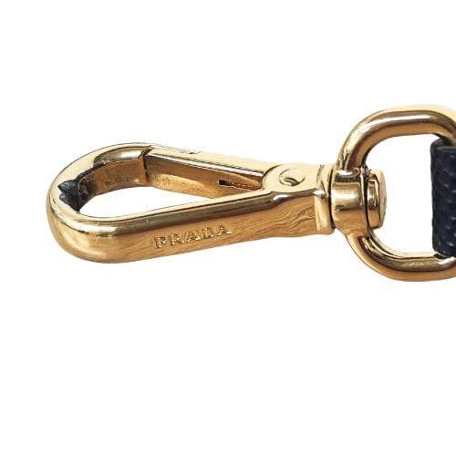 PRADA ドゥーブレ　ミディアム　トートバッグ　サファイアーノレザー