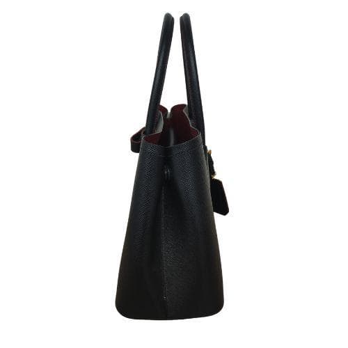 PRADA ドゥーブレ　ミディアム　トートバッグ　サファイアーノレザー