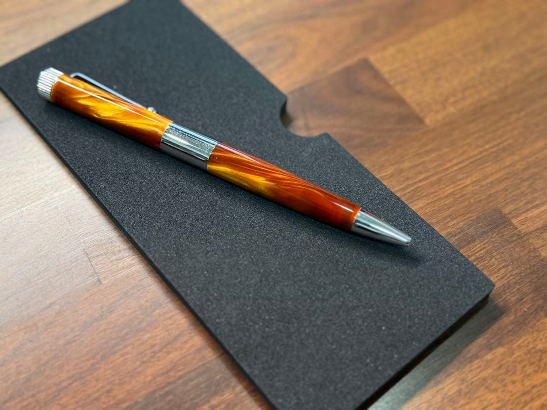 ロメオ 伊東屋 ROMEO No.3ボールペン 細軸 イタリアンアンバー