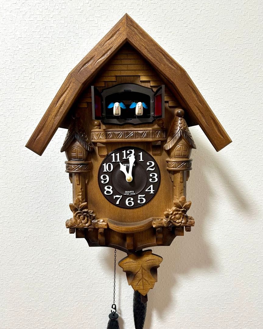 美品 日本製 CITIZEN 鳩時計