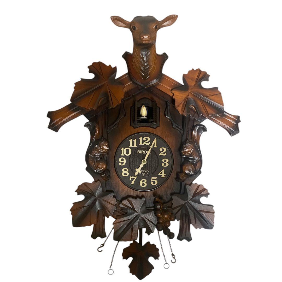 SEIKO BIRDIE PB312B 掛時計 鳩時計 クオーツクロック
