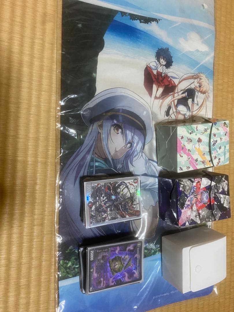 デュエマ 引退品 (スリーブ付き) デッキ6つ 、デッキケース 、プレイマット