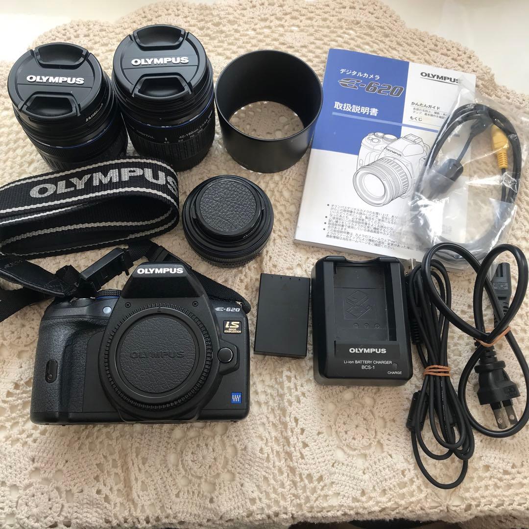 オリンパス デジタル一眼カメラ E-620 ダブルレンズキット&単焦点レンズ
