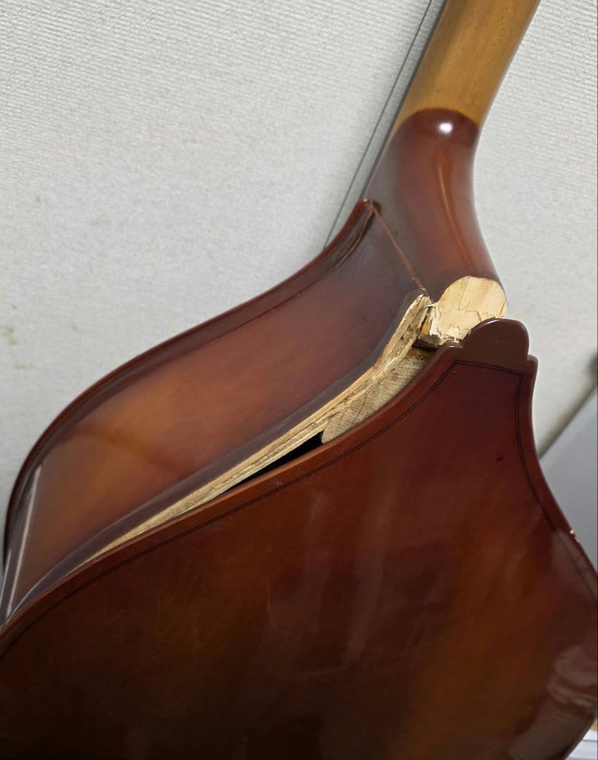 ウッドベース　コントラバス　オブジェ用　ジャンク品　ロカビリー