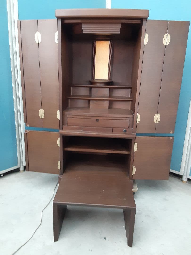 モダン仏壇　カシオペア 1200 ウォールナット [床置]