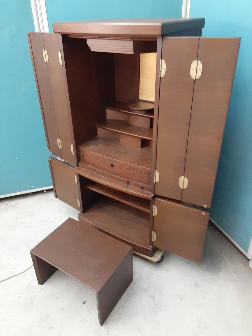 モダン仏壇　カシオペア 1200 ウォールナット [床置]