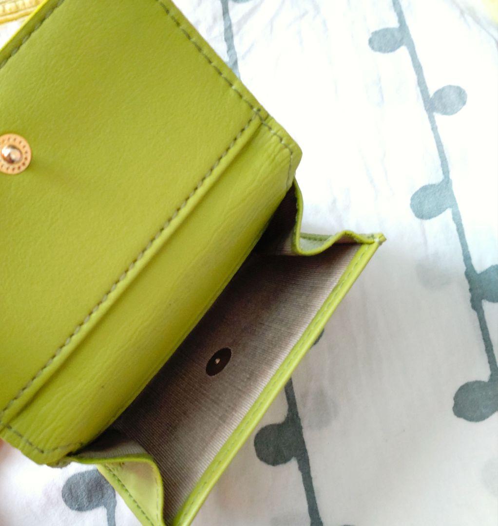 IVY: コンパクト財布 イエローグリーン　FUMIKODA　(フミコダ)