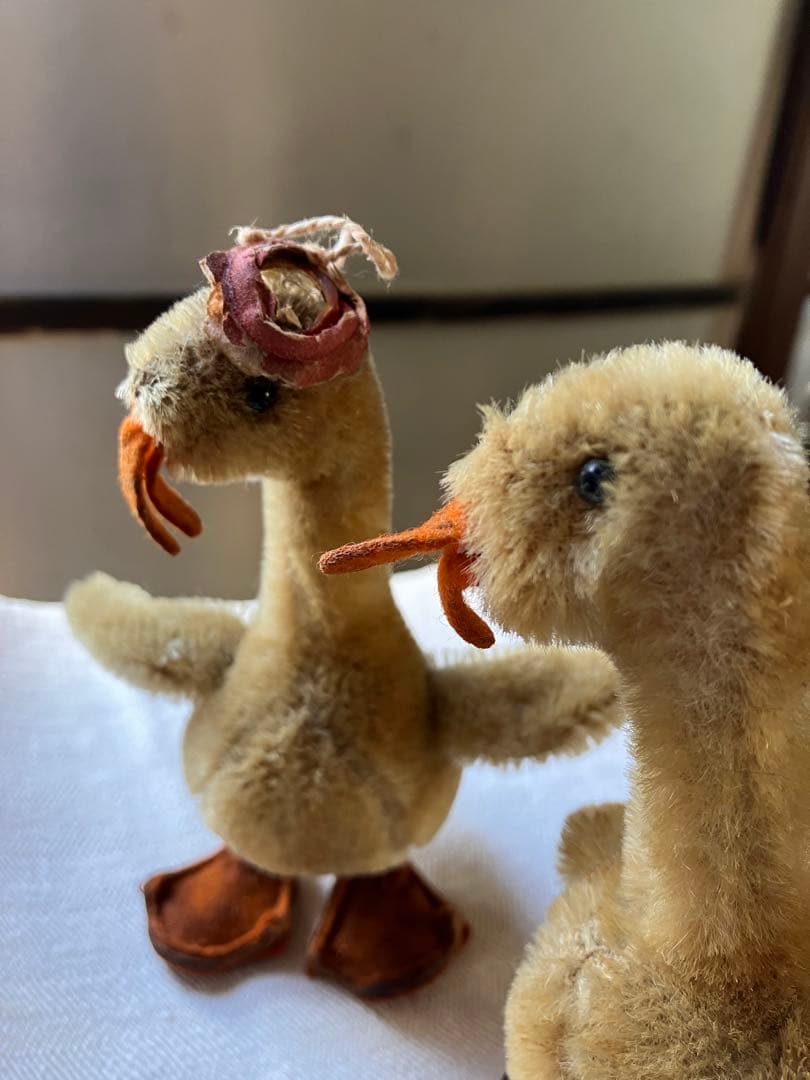 STEIFF DUCK シュタイフ アヒル ヒヨコ 希少 アンティークぬいぐるみ