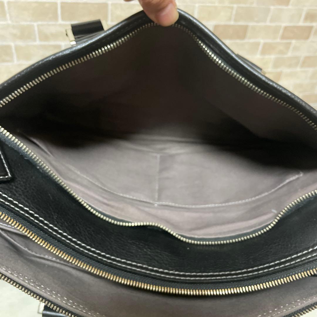 【美品】土屋鞄製造所 プロータ スクエアブリーフケース ビジネス 保存袋付き