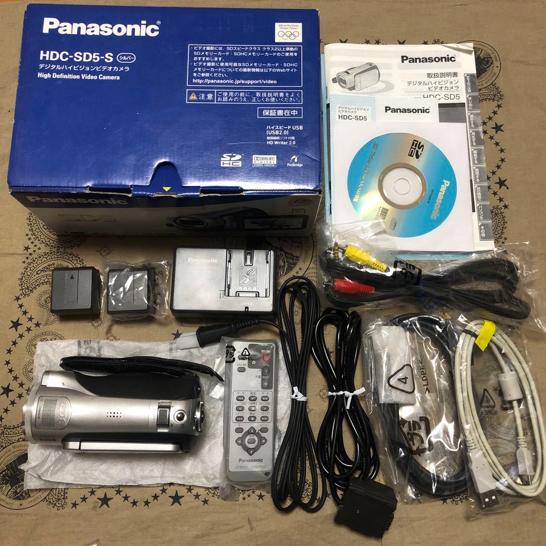 Panasonic HDC-SD5 完品 ビデオカメラ