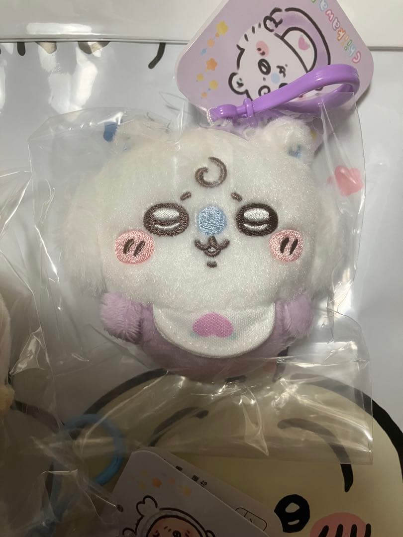 ちいかわベビー　マスコット　ハチワレ　うさぎ　モモンガ　シーサー　古本屋　カニ