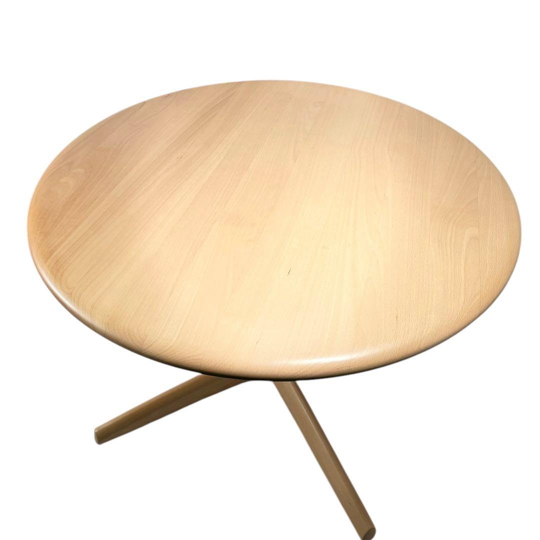 HR501 【美品良好】 HIDA 飛騨産業　円卓　侭（ジン）　ダイニング