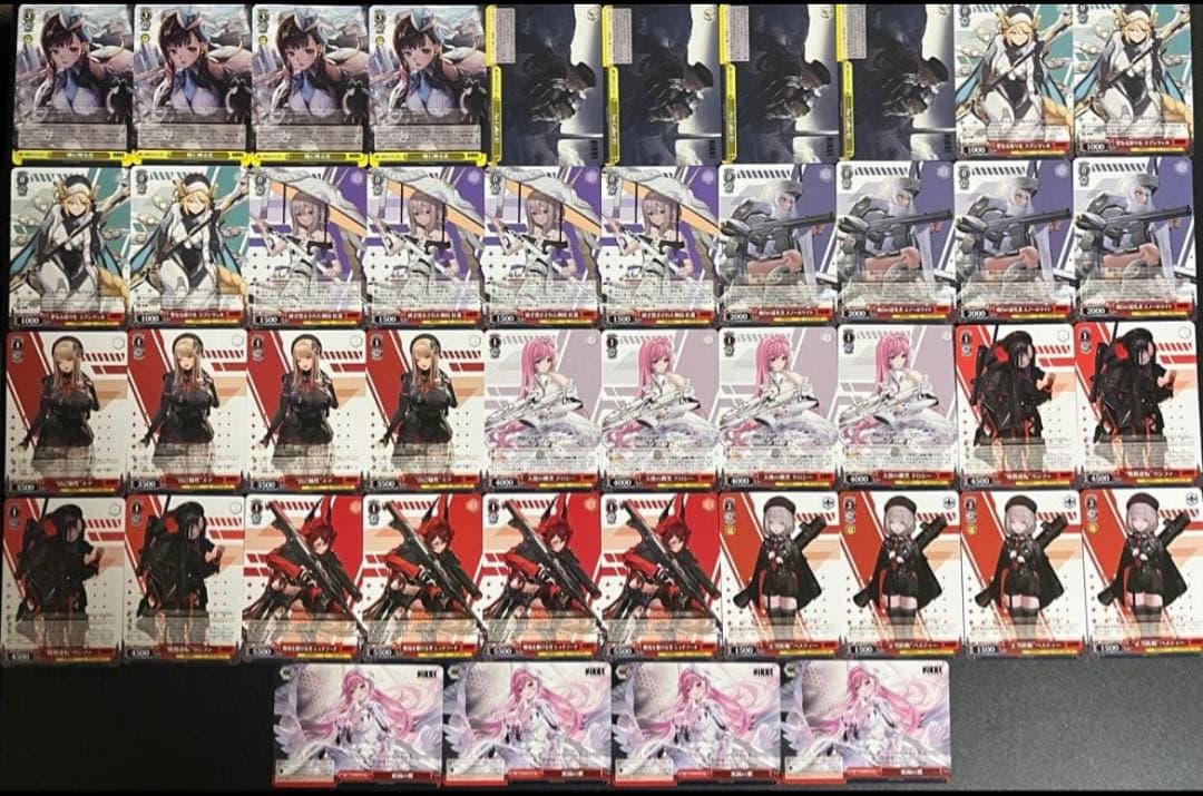 【勝利の女神:NIKKE】ヴァイスシュヴァルツ RR以下全種類4コンセット