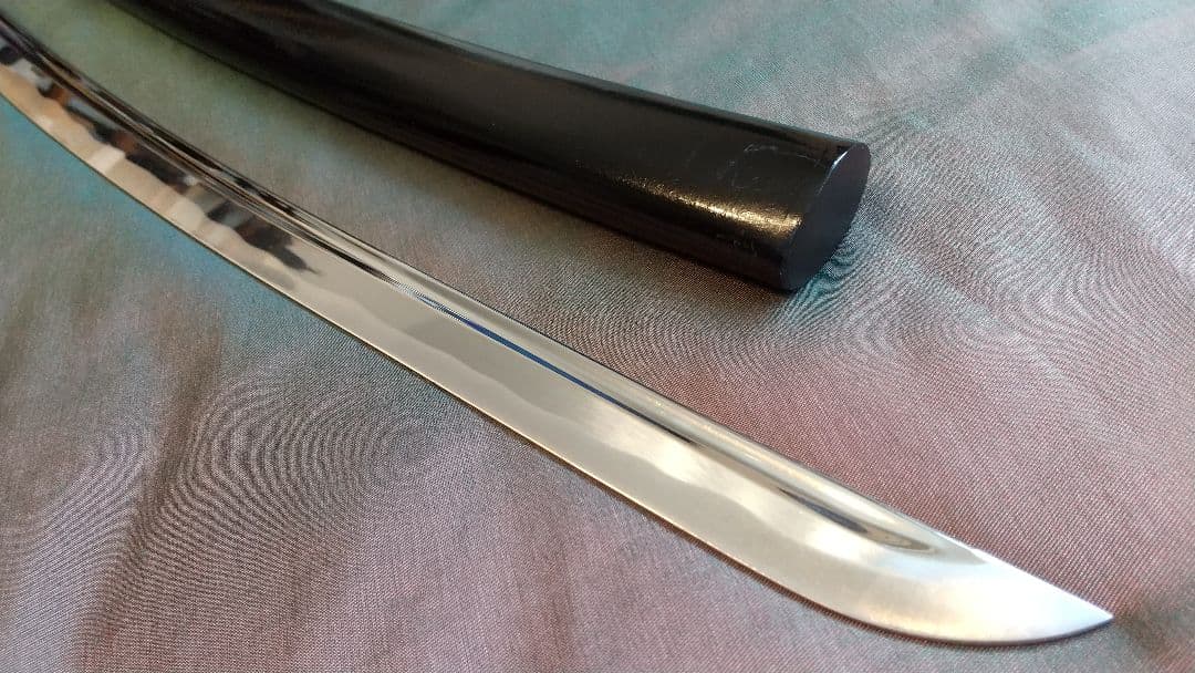 【樋入り互の目刃紋】模造刀 舞踊 模擬刀 拵え 喰出し鍔 刀剣 日本刀 刀