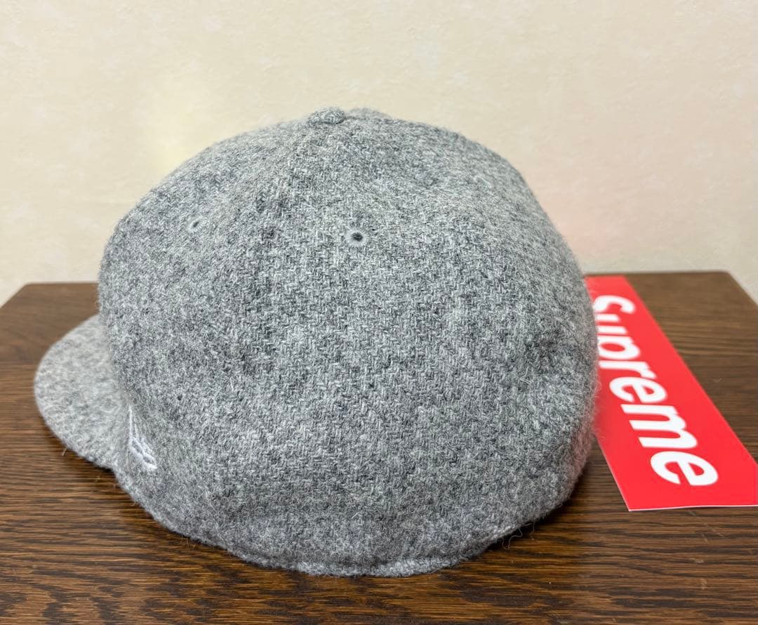 帽子 Supreme New Era HarrisTweed Box Logo Cap