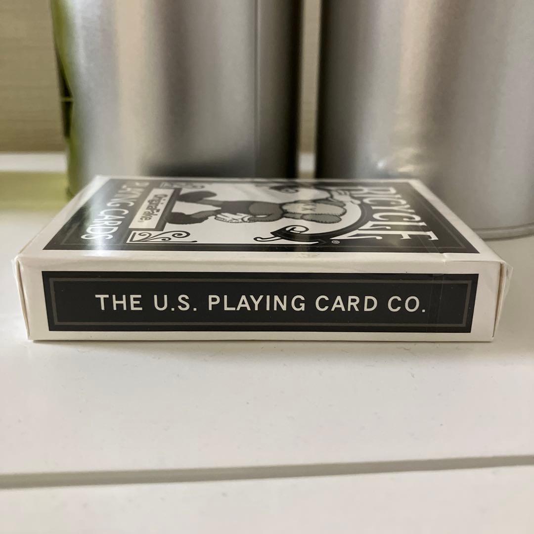 非売品 未開封 original fake Kaws トランプ ブラック