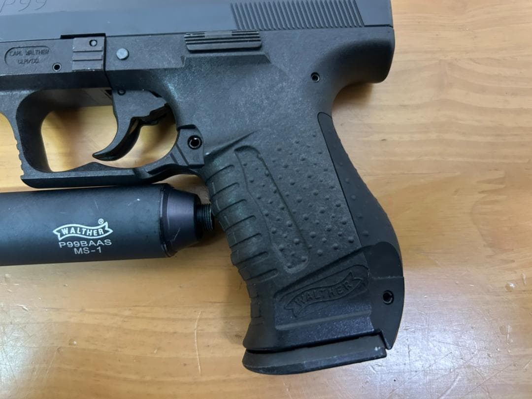 マルゼン ワルサー P99 ガスブローバック ブラック サプレッサー・マガジン付