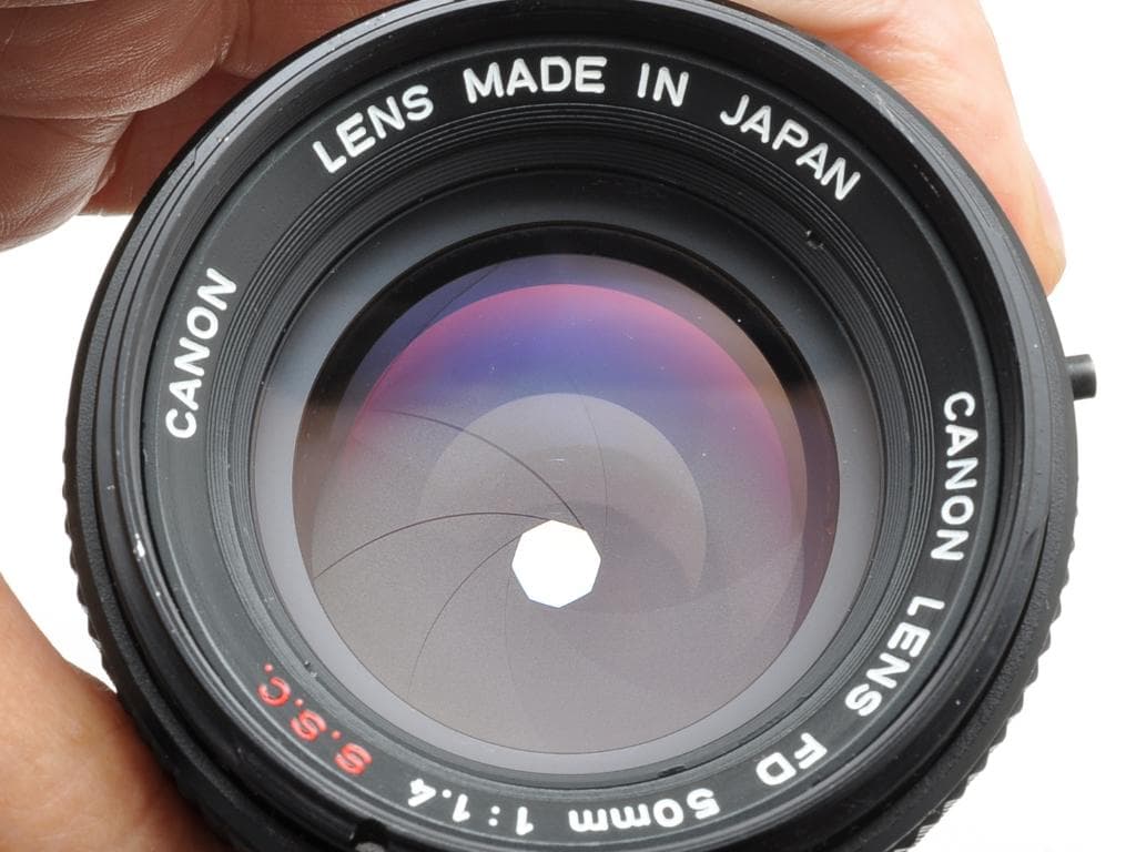 キヤノン AE-1 PROGRAM ブラック FD 50/f1.4 SSC 完動