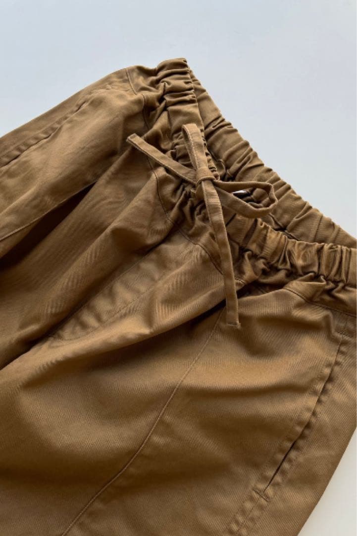 homspun【24AW】高密度ウェポン ひもワイドパンツ