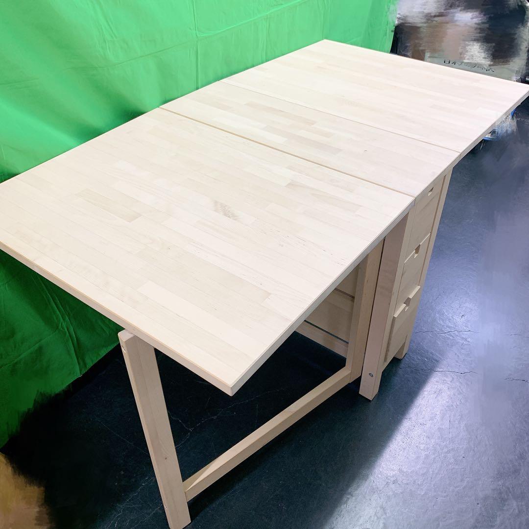 8SAM55 NORDEN ノールデン ゲートレッグテーブル バーチ