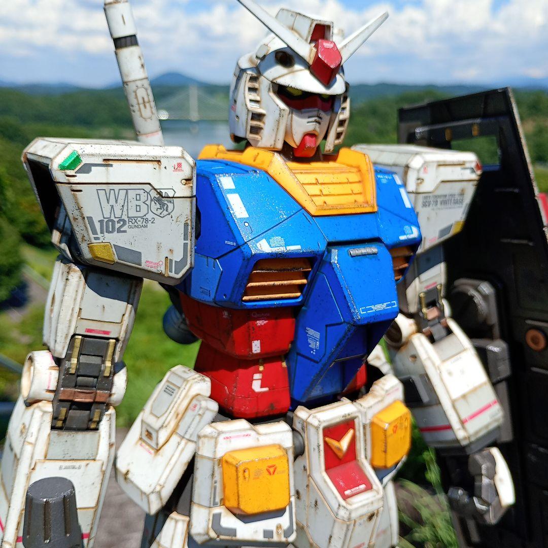 1/48 メガサイズ　ガンダム　塗装済完成品　ガンプラ