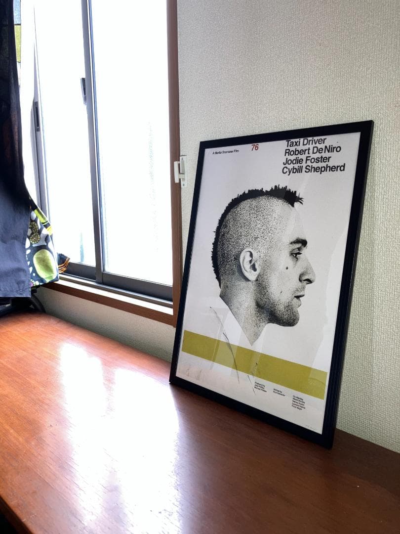 2019年リミテッドエディション！「タクシードライバー」デニーロ 額付 ポスター