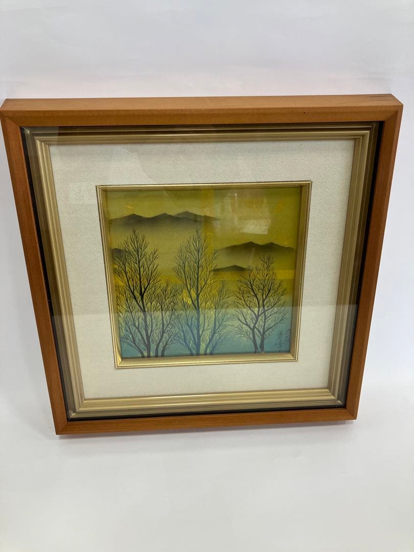 九谷焼　勇峰作　壁掛け　33.5cm